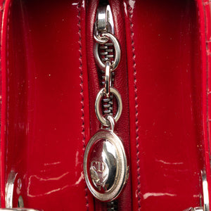 Dior Lady Dior Large Red Patent