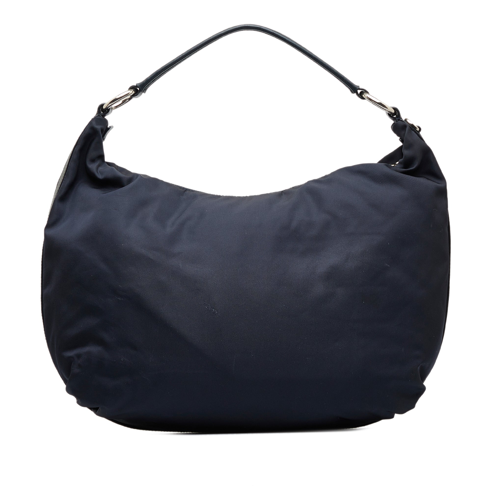 Prada Hobo Bag Blue Tessuto