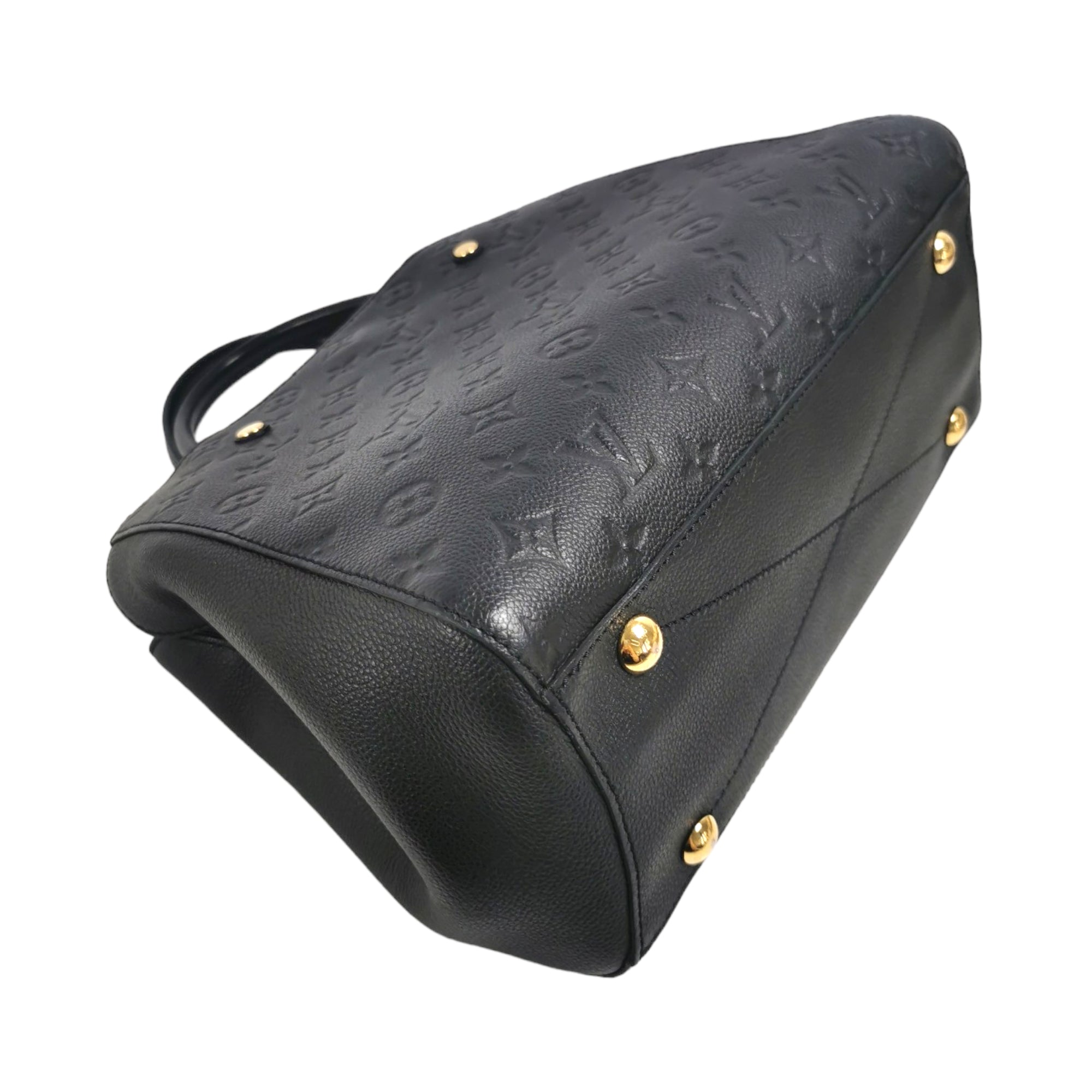 Louis Vuitton Monogram Empreinte Montaigne MM Noir 