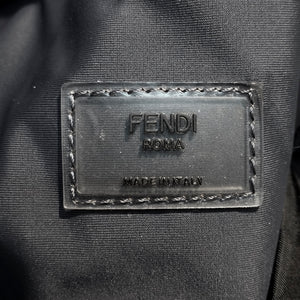 Fendi Mon Tresor Bucket Bag Large Black Zucca Mesh