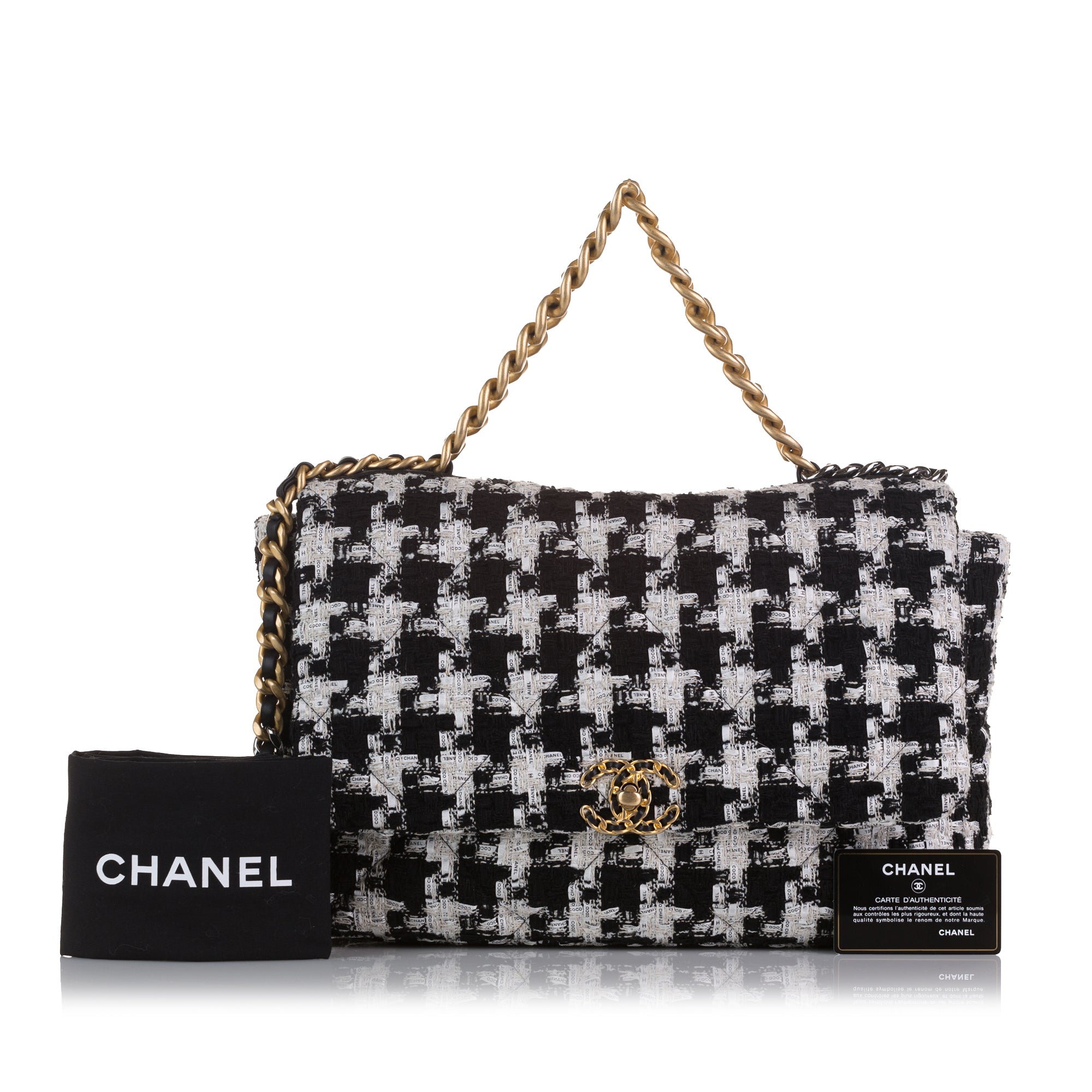 Chanel Maxi 19 Flap Bag - Grey Shoulder Bags, Handbags - CHA930942