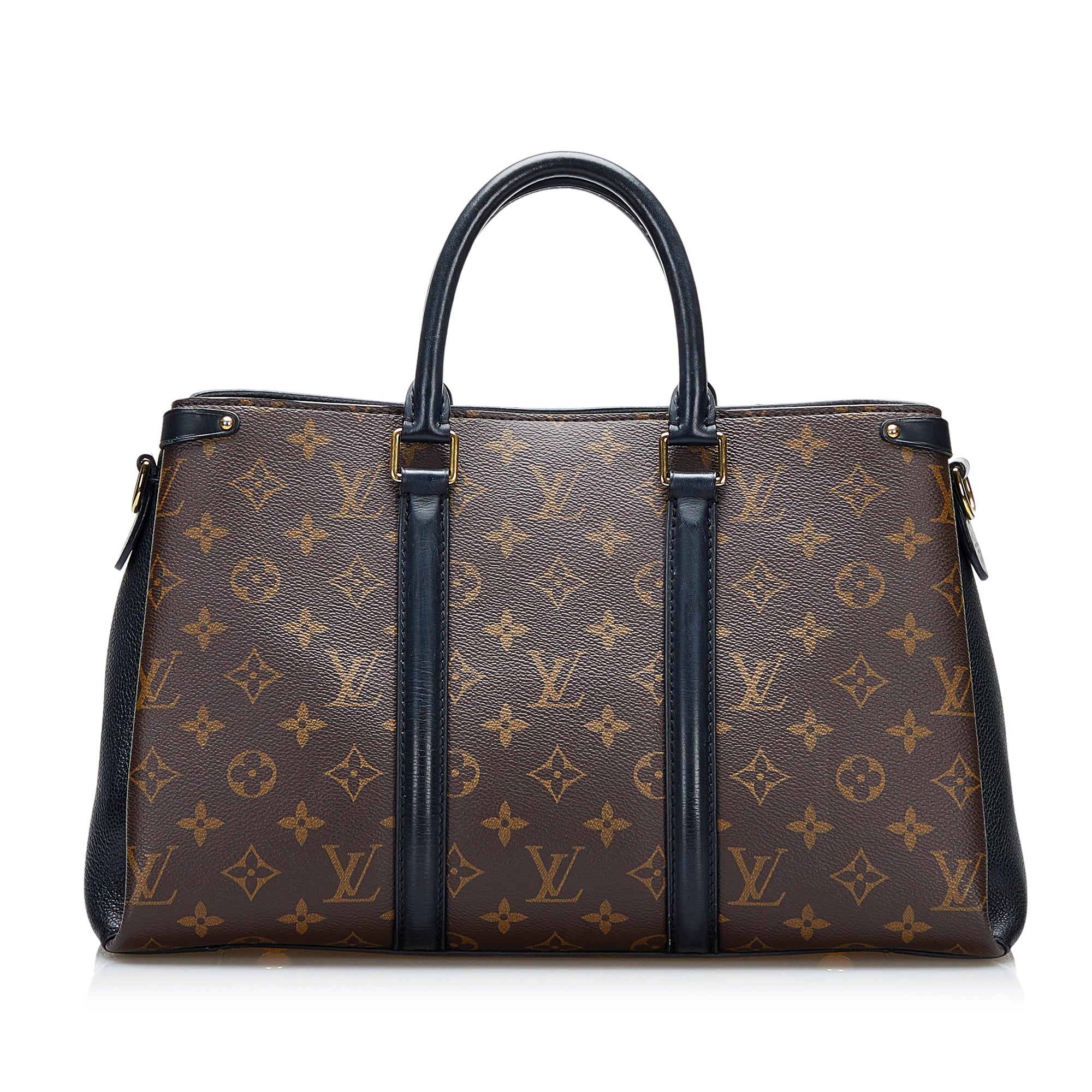 Louis Vuitton Soufflot MM Black Monogram Canvas