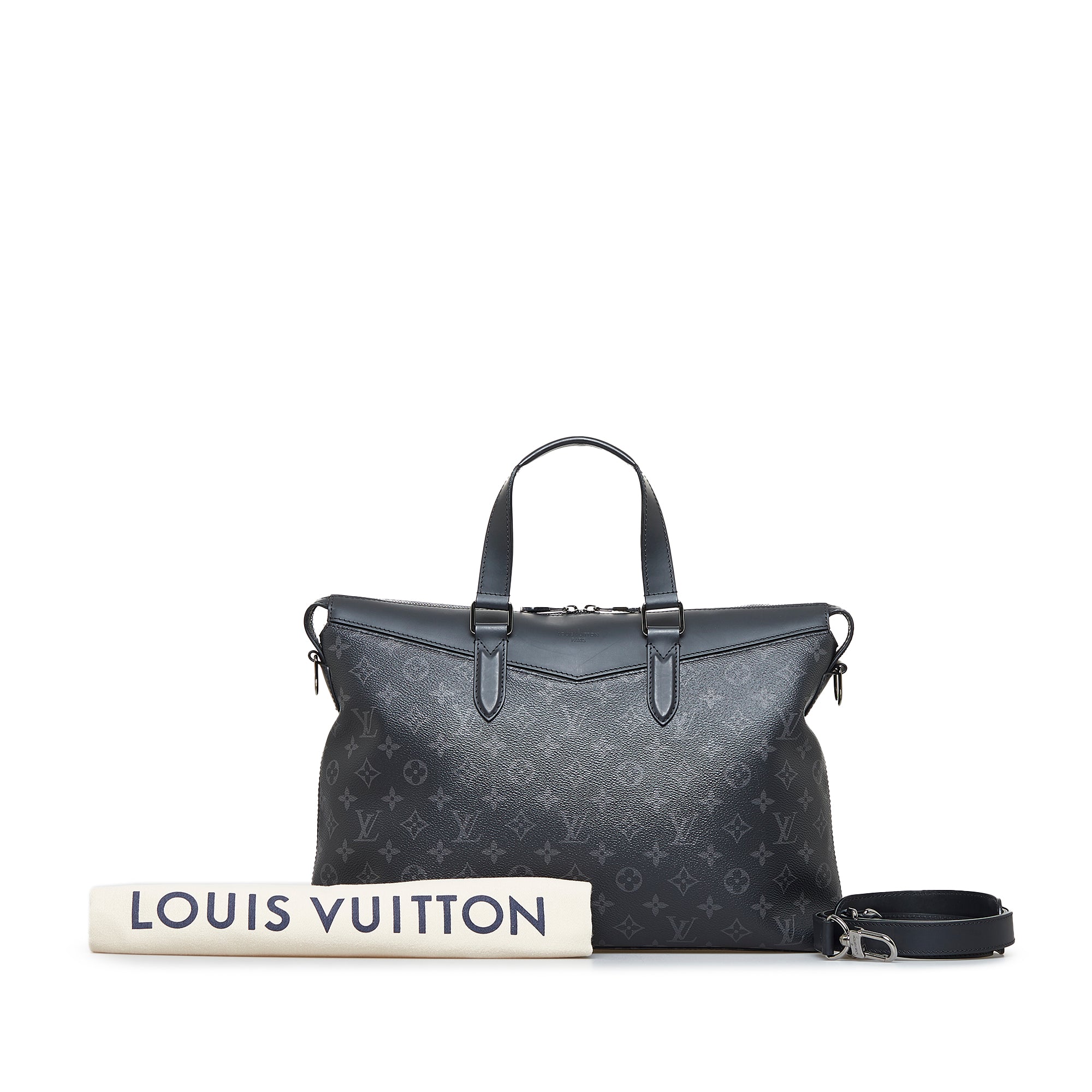 Louis Vuitton Briefcase Explorer Monogram Eclipse Black/Grey in