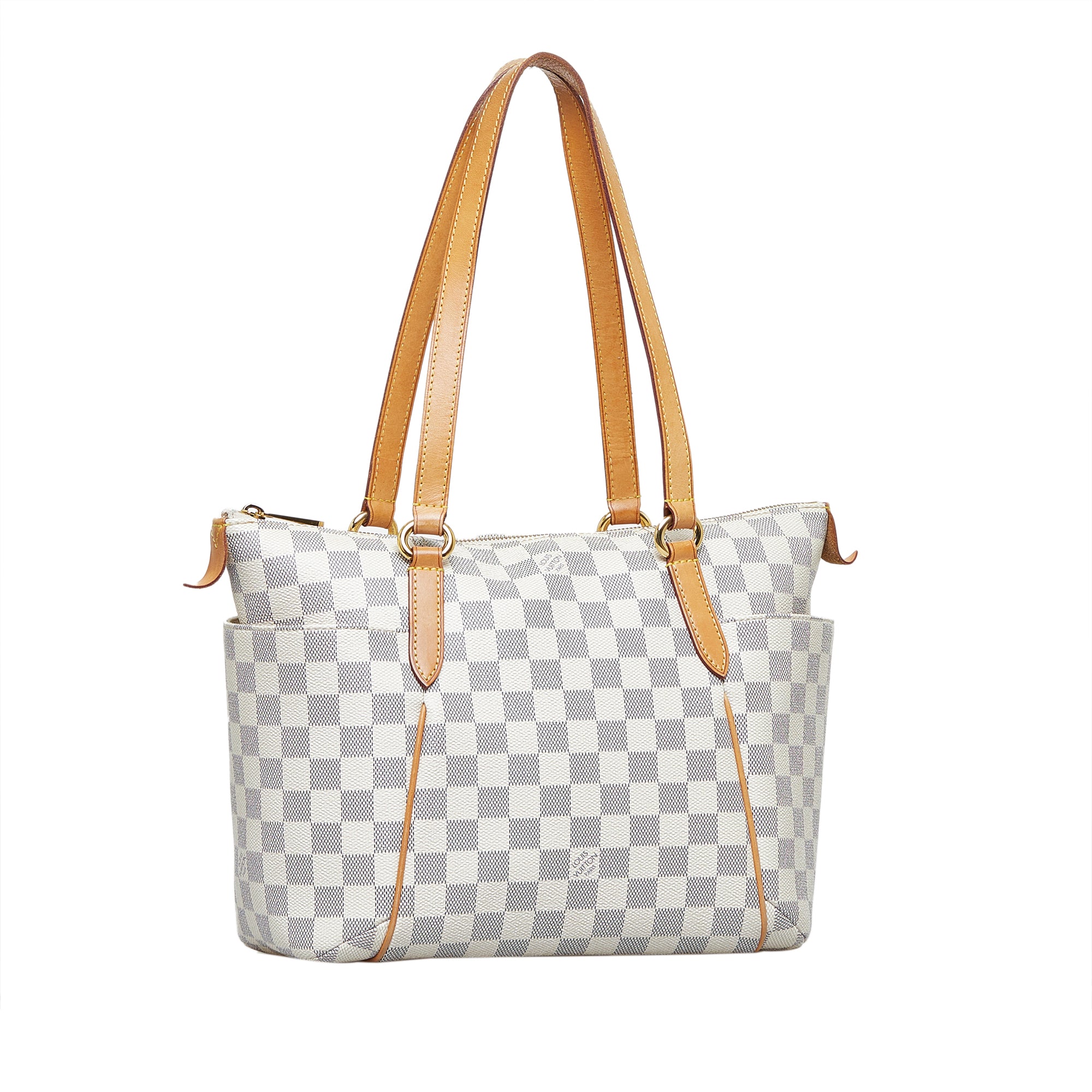 Louis Vuitton Damier Azur Lena Canvas PM Handbag For Sale at