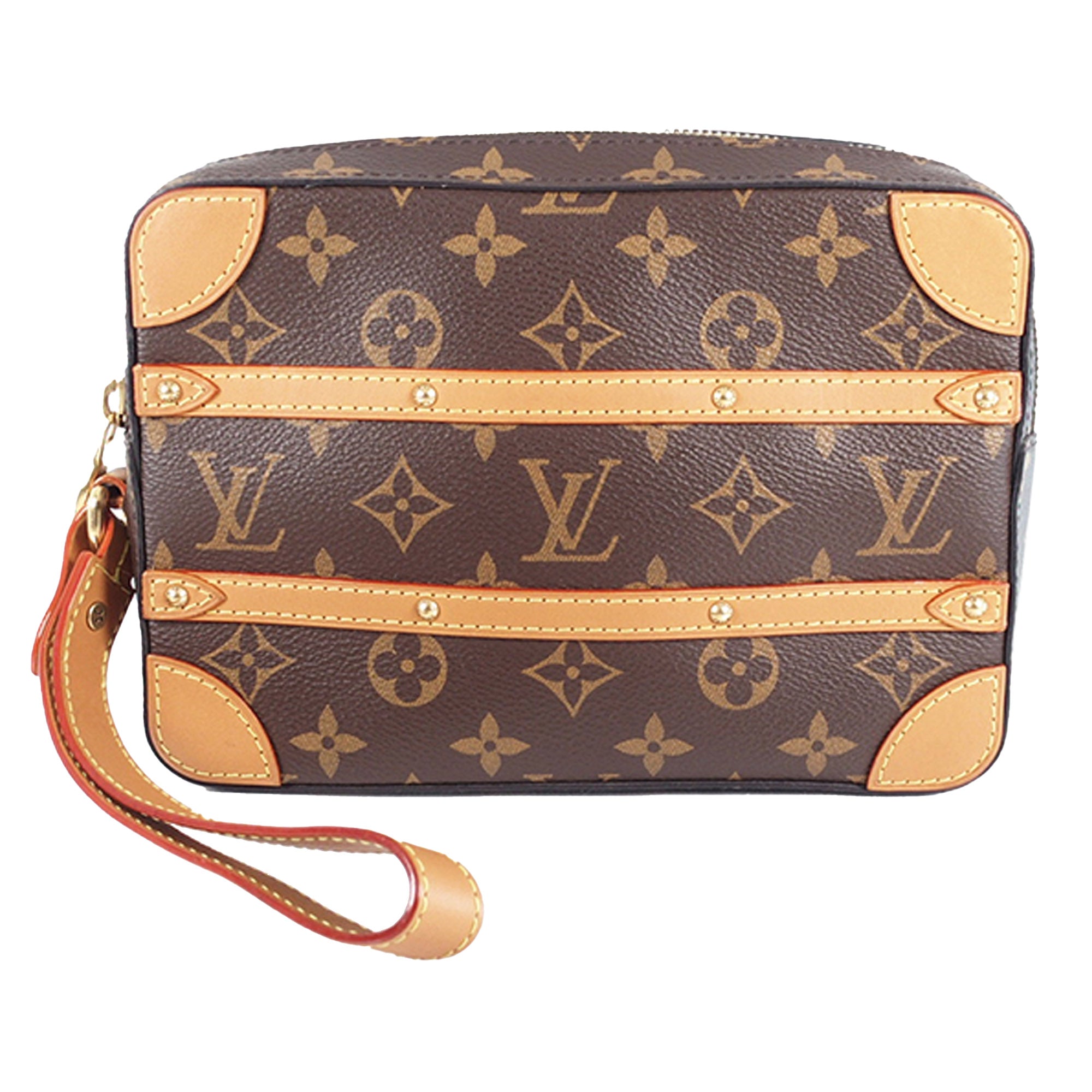 Shop Louis Vuitton GASTON Monogram Street Style Plain Leather Logo